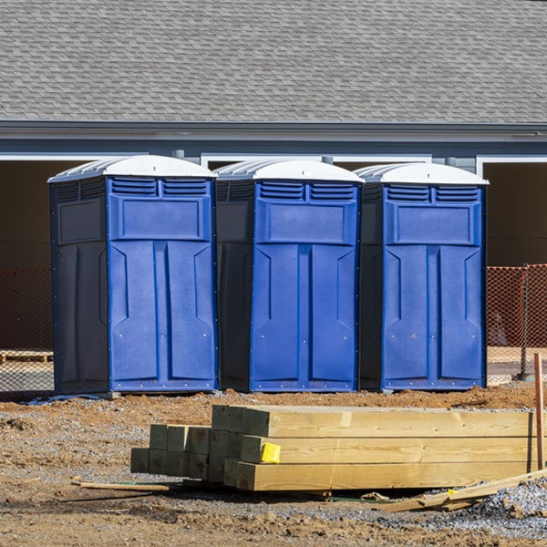 what is the maximum capacity for a single porta potty in Brandon TX